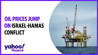 Oil prices jump on Israel-Hamas conflict