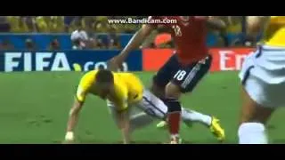 neymar jr injiry in 2014 world cup