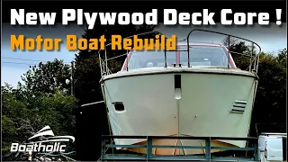 DIY YACHT Restoration - NEW Plywood DECK CORE - EP.52