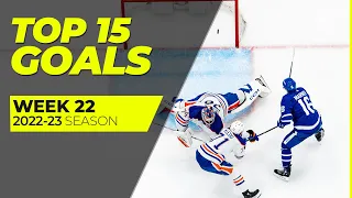 The Best NHL Goals of Week 22 | Marner, Makar, Huberdeau  | 2022-23 Season