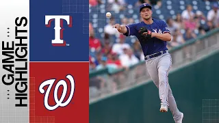 Rangers vs. Nationals Game Highlights (7/7/23) | MLB Highlights