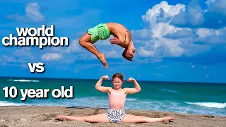 KID vs ADULT - Extreme Acro Gymnastics Competition