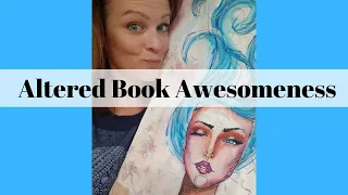 How to Make an Altered Book Art Journal in 4 Easy Steps!!!