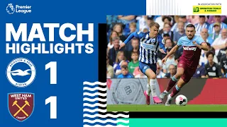 Brighton & Hove Albion 1 West Ham United 1