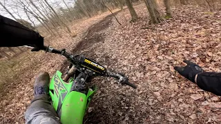 Rippin the Dirtbike with the boys! ( Part two )  2 Strokes n 4 Strokes