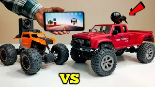 Fastest Off Road HD Camera Car Vs Wifi FPV 4X4 RC Camera Car Unboxing - Chatpat toy tv