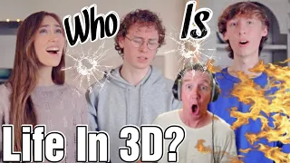 Life in 3D  -  Mary Did You Know  (REACTION!) 🔥