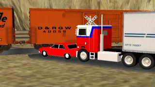 Duel (1971) - Railroad crossing (Trainz Remake)