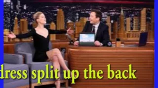 Rosamund Pike Rips Her Dress Live on The Tonight Show; ‘I Might Have Just Fallen Apart From Behind!’