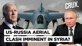 "They're Trying to Dogfight" | US Claim After Russian Su-35 Fighter Jet "Intercepts" F-16 Over Syria