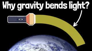 Why gravity bends light even without mass?