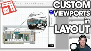 CREATING A CUSTOM ROUND VIEWPORT in Layout for SketchUp with Clipping Planes