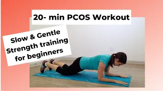20 minute PCOS Workout for beginners (slow & gentle)