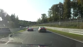 BMW M5 E60 vs Porsche Carrera GT  - Nordschleife Nürburgring onboard 25.09.2011  Teil 8