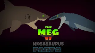 The Meg VS Mosasaurus (a Jurassic World and The Meg crossover fanflim) - part 2/2