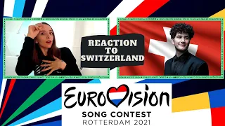 Eurovision Zone | Switzerland Eurovision 2021 Reaction| Gjon's Tears - Tout l’Univers