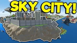 SKY CITY COLLAPSES INTO THE OCEAN! - Tiny Town VR Gameplay - HTC Vive VR Game