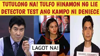 TUTULONG NA! RAFFY TULFO HINAMON NA NG LIE DETECTOR TEST ANG KAMPO NI DENIECE CORNEJO