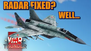 War Thunder Radar fixed on the MiG-29! But... it's probably not enough...