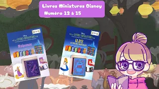 Livres Miniatures Disney Numéro 12 à 15 [Hachette Collections]