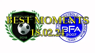 BEST MOMENTS: FA Tartu Kalev - Vilniaus BFA  U16 (18.02.24)