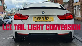 BMW F32 4 Series LCI Tail light Retrofit