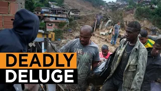 Landslides kill nearly 100 in Brazil, hundreds missing