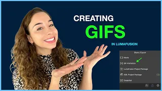 Creating GIFs in LumaFusion (iOS)