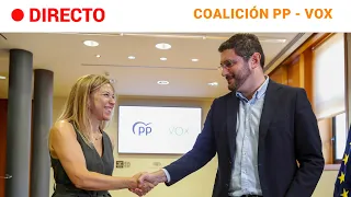 ARAGÓN: PP y VOX firman sin AZCÓN, el futuro PRESIDENTE, su GOBIERNO CONJUNTO | RTVE