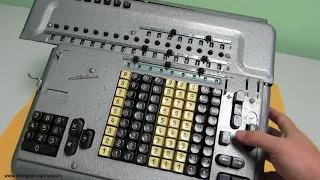 Вычислительная машина "ВММ-2". Soviet calculating machine "VMM-2"