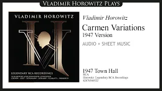 Horowitz: Variations on a theme from Carmen (1947)