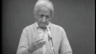 Is it possible ever to be free of self-centred activity? Is there a real self?  | J. Krishnamurti