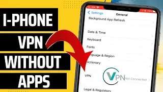 iPhone mobiles New VPN connect without apps 2023