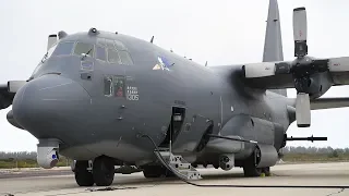 포탄을 비오듯 퍼붓는  미공군 AC-130W의 위력적인 주야간 사격 영상