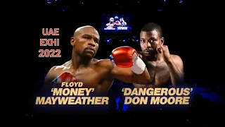 Floyd Mayweather vs Don Moore Full Highlights HD KO 2022 (EXHIBITION)