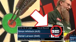 Simon Whitlock Checks Out 150 With 3 Bulls - Disrespectful Or World Class