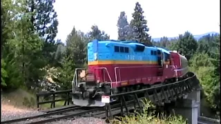 Mount Hood Railroad with GP9 #88 Hood River, Oregon 2007