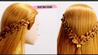 3 Strands Uneven Braid Hair Tutorial | Braid Tutorial Hairstyle