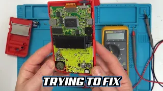 Trying to FIX a CORRODED Game Boy Pocket