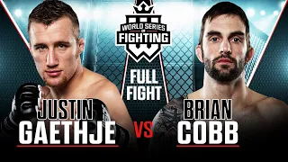 Full Fight | Justin Gaethje vs Brian Cobb | WSOF 3, 2013