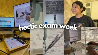 Hectic EXAM WEEK in my life | Study with me for engineering midterms🍵