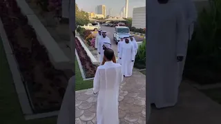 صاحب السمو الشيخ محمد بن راشد يزور أخاه سمو الشيخ أحمد بن راشد آل مكتوم في منزله بدبي. 2022/04/01