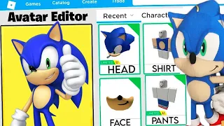 MAKING SONIC A ROBLOX ACCOUNT! NEW SONIC MORPH!