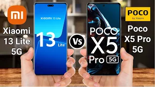 Xiaomi 13 Lite Vs Poco X5 Pro Full Comparison @theprtech