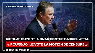 Pourquoi je vote la motion de censure · Assemblée nationale, 05/02/24