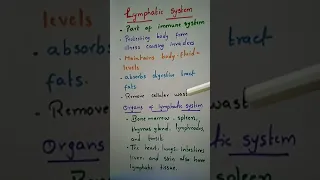 Lymphatic system||NEET short notes || Happy learning