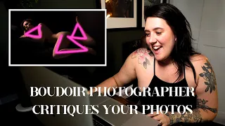 This was HARD! Professional Boudoir Photographer Critiques YOUR Photos