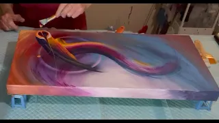 Different Strokes For Different Results - Fluid Art Acrylic Pour