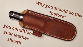 What I Always Do With Bark River Sheaths...