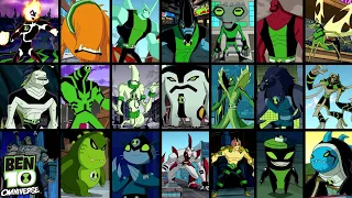 EVERY CLASSIC ALIENS TRANSFORMATIONS IN OMNIVERSE | BEN 10